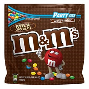 Bulk Plain Milk Chocolate M&Ms Candy - 5lb Resealable Bag for Baking, Parties & Snacking - Wholesale Bulk Candy for Desserts, Gift Baskets & Movie Nights