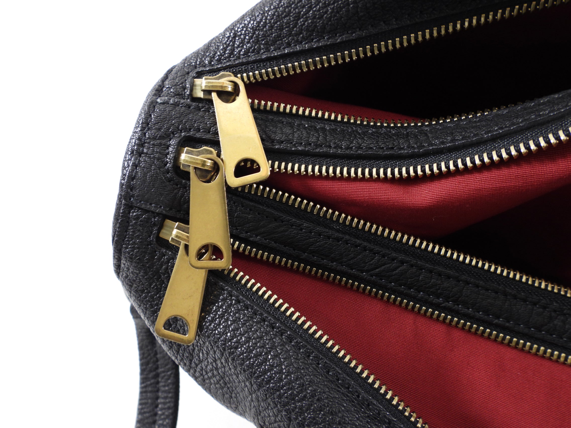 Celine Black Leather Two-Way Handbag for Women - Stylish Crossbody & Shoulder Bag for Work, Travel & Everyday Use