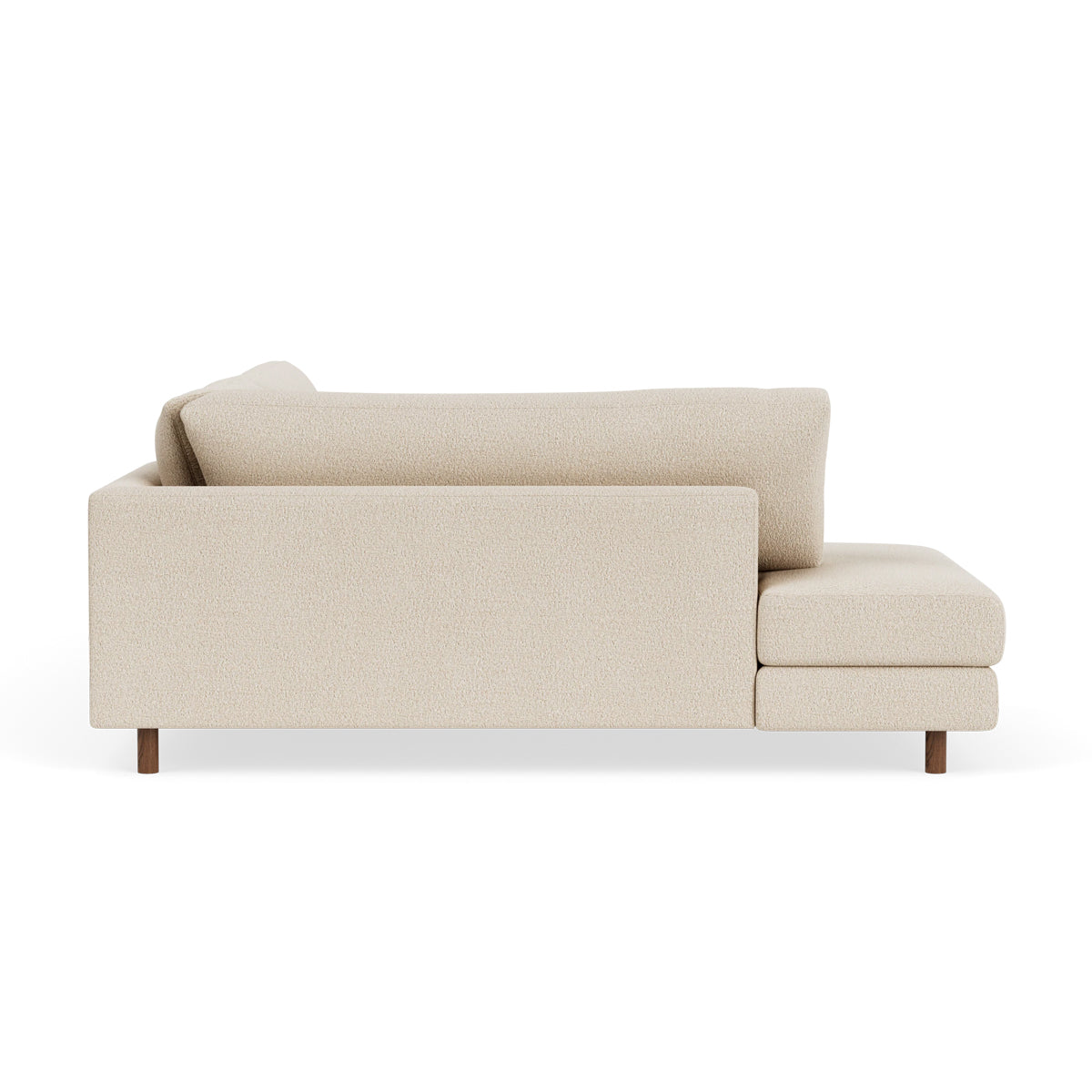 Douglas Boucle Left Corner Sofa - Modern L-Shaped Sectional Couch for Living Room, Lounge & Small Spaces | Soft Fabric Upholstery, Comfortable Seating | Perfect for Apartments, Home Theater & Family Gatherings