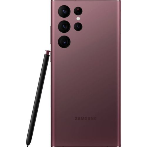 Samsung Galaxy S22 Ultra 5G 256GB Smartphone - Burgundy Red (Verizon Exclusive) | Premium Android Phone with S Pen, 108MP Camera & Long Battery Life | Perfect for Business, Photography & Gaming