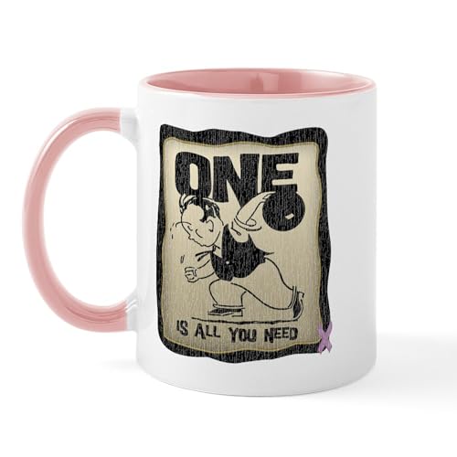 White/Pink Inside - All You Need (Bowling) Mug
