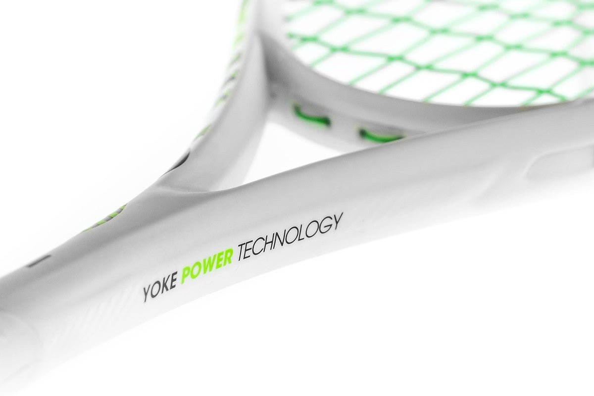 Tecnifibre Slash 125 Squash Racquet - Premium White Carbon Fiber Squash Racket for Professional & Recreational Players - Perfect for Competitive Matches & Training Sessions