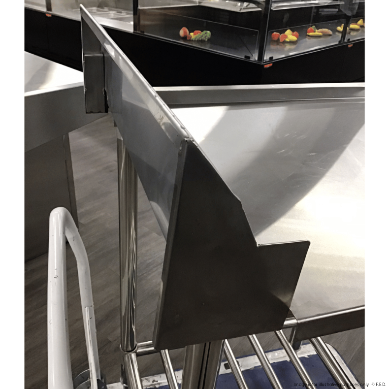2NDs: Modular Stainless Steel Dishwasher Workbench with Left Outlet - Model Wbbd7 0600L/A VIC432 | Commercial Kitchen & Restaurant Dishwashing Station
