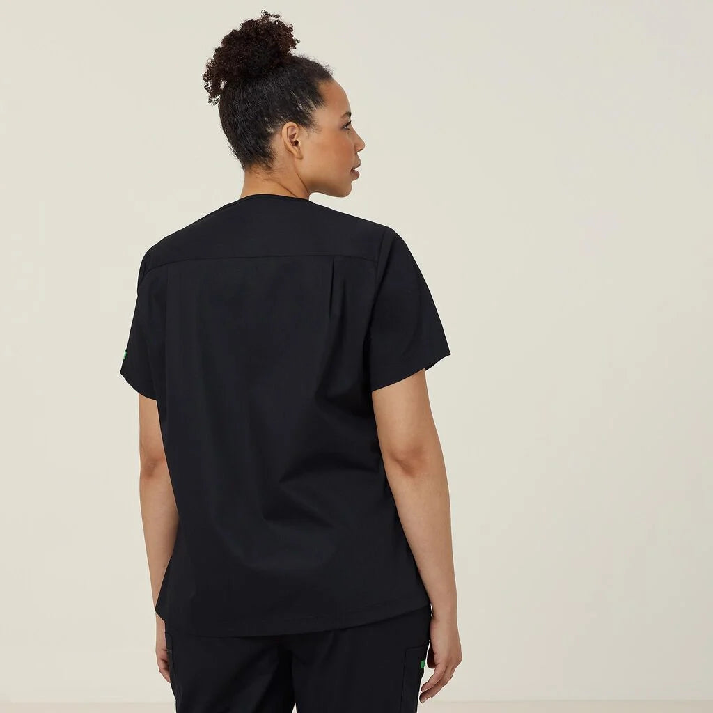 Next Generation Antibacterial Active Florence Scrub Top - Breathable Medical Uniform for Nurses & Healthcare Professionals - Perfect for Hospitals, Clinics & Long Shifts