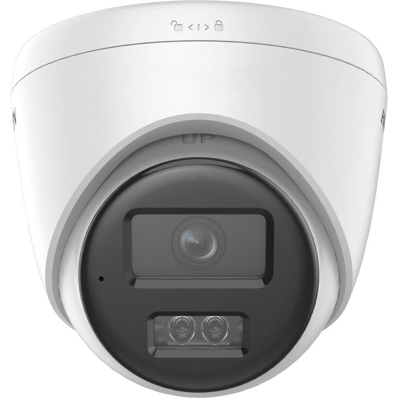 8MP/4K DS-2CD1383G2-LIU(F) Turret Security Camera with Smart Hybrid Light, PoE, Micro SD Slot & Smart Detection - Ideal for Home & Business Surveillance