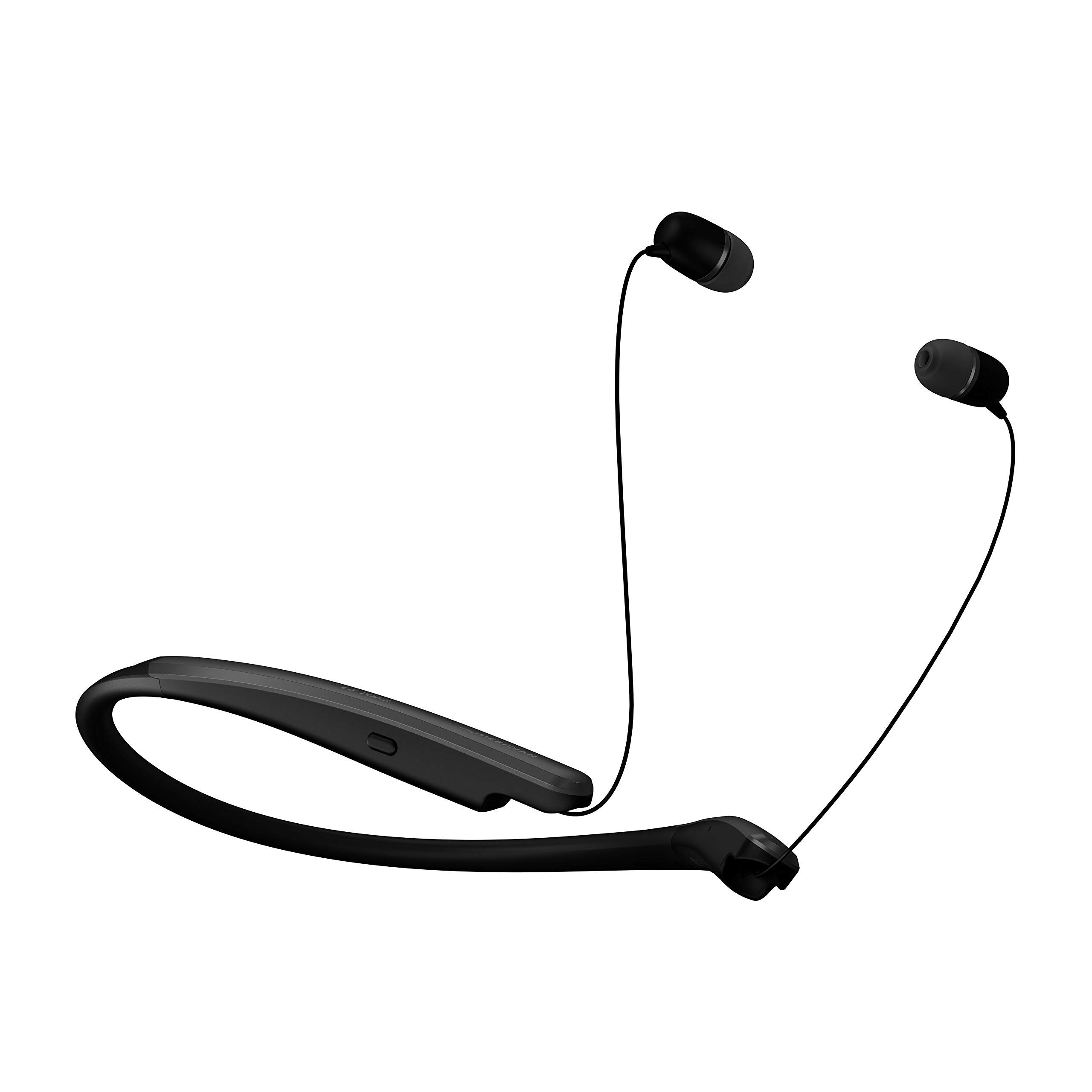 LG TONE Flex Wireless Bluetooth Neckband Headphones with 32-Bit Hi-Fi DAC & Meridian Audio - Black | Perfect for Gym, Commuting & Work Calls