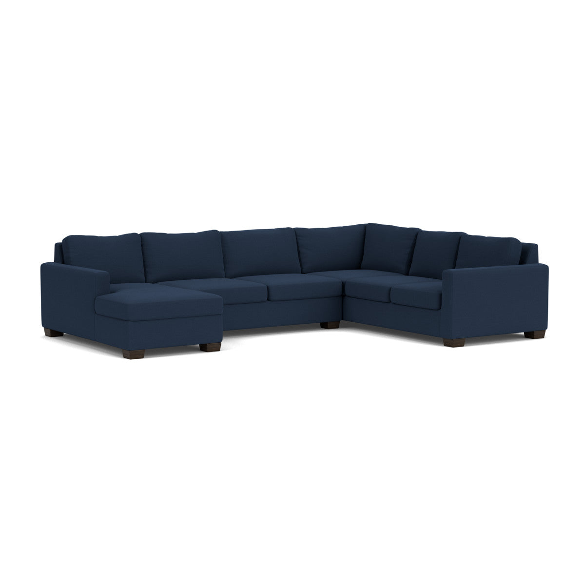 Track 141 Corner Sectional Sofa with Full Sleeper & Left Chaise - Modern L-Shaped Couch for Small Spaces, Living Room, Apartment & Home Theater Comfort