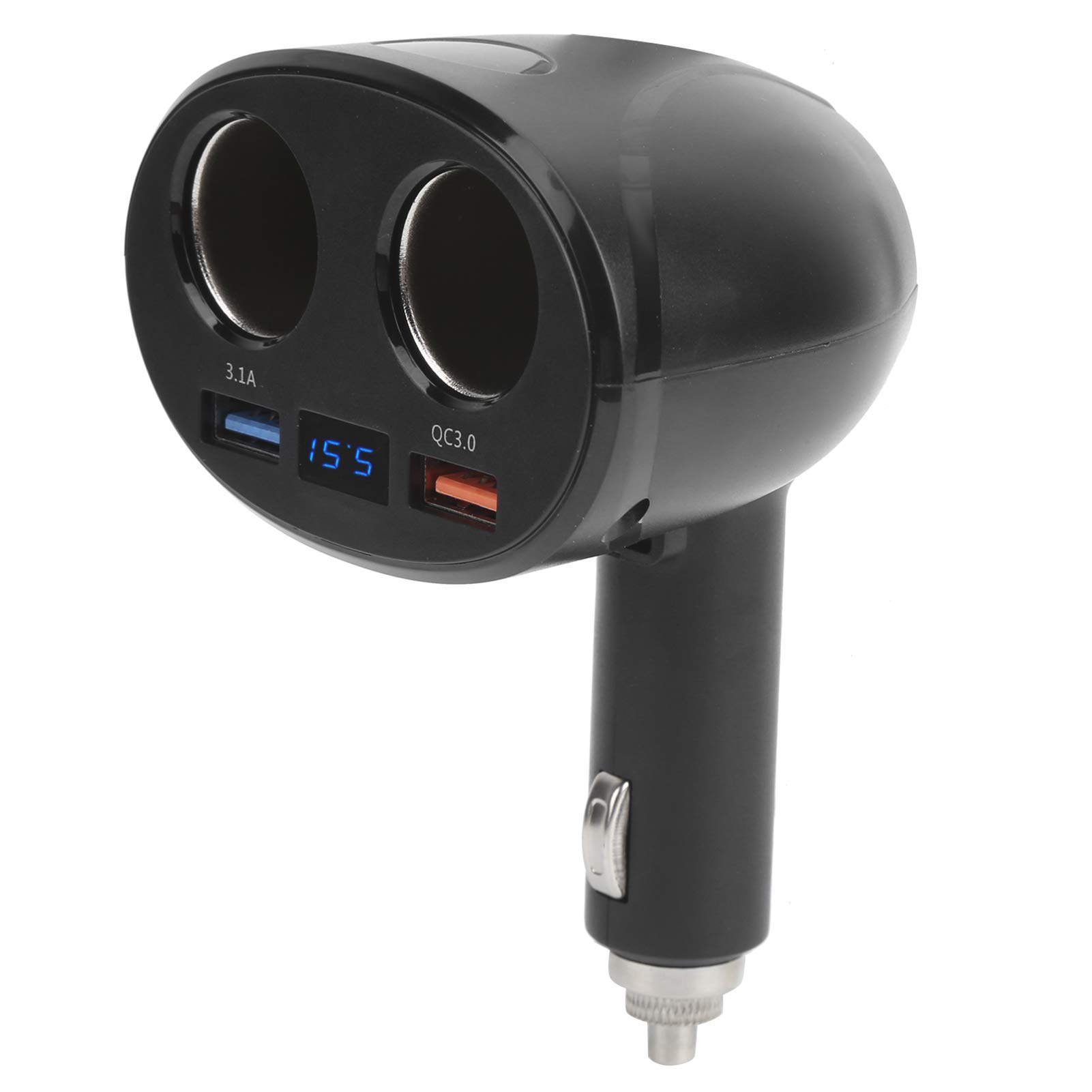 Fast Charging Dual USB Car Charger - ABS Material, 3.4A Output for iPhone & Android - Perfect for Road Trips & Daily Commutes