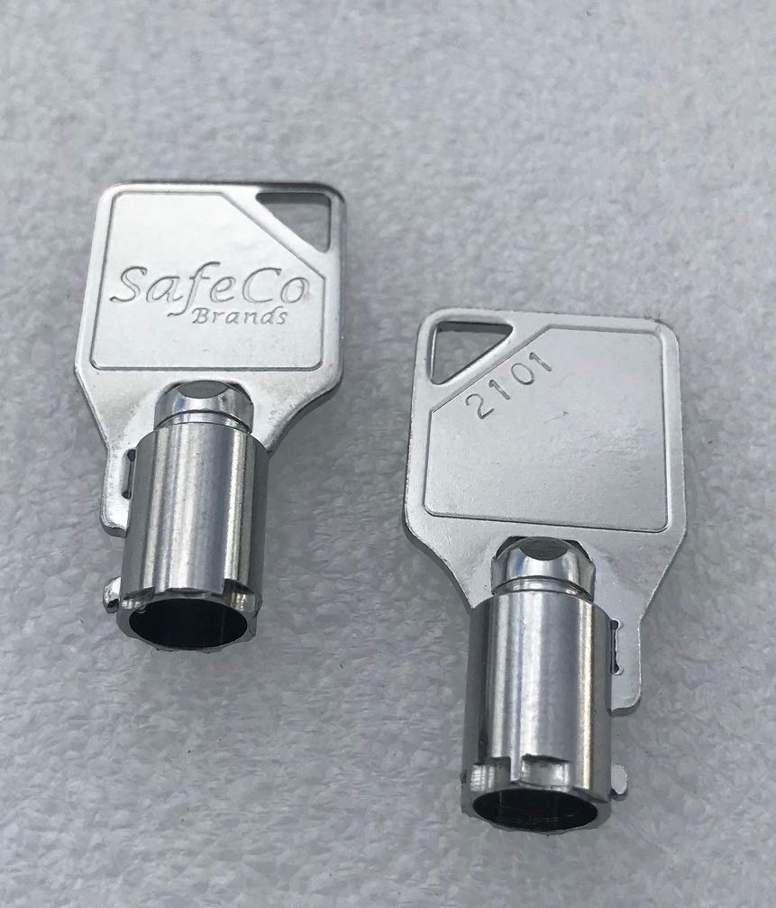 SafeCo Brands HBL1209RKL Replacement 2101 Barrel Key for Hubbell Locking Switch - 2 Pack (Perfect for Electrical Panels, Industrial Equipment & Commercial Security Systems)