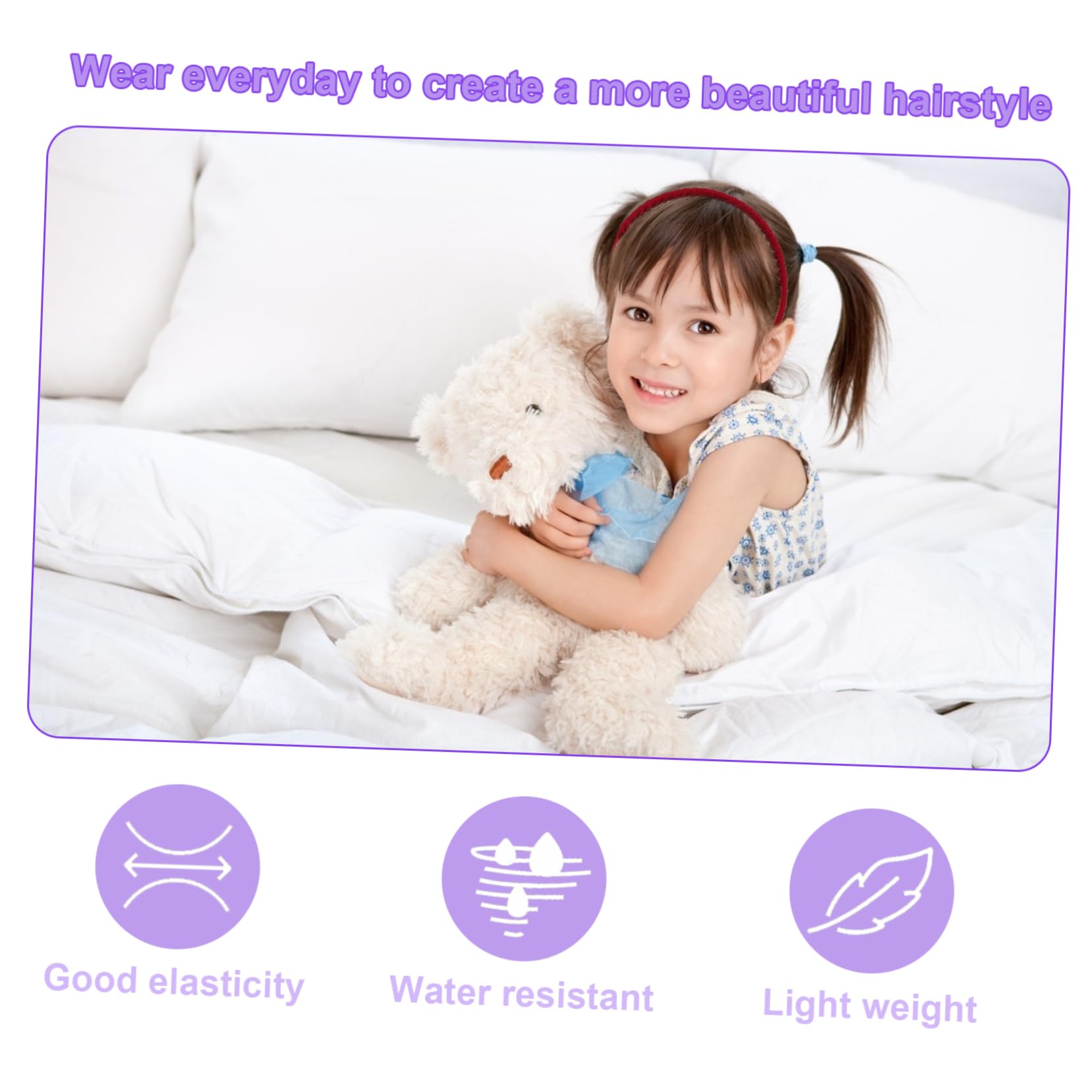 Beaupretty 2 Pack Non-Slip Teeth Comb Headbands for Women - Mixed Pattern Hair Clips & Curly Hair Accessories (8pcs x 2) - Perfect for Workouts, Yoga, Styling & Everyday Use