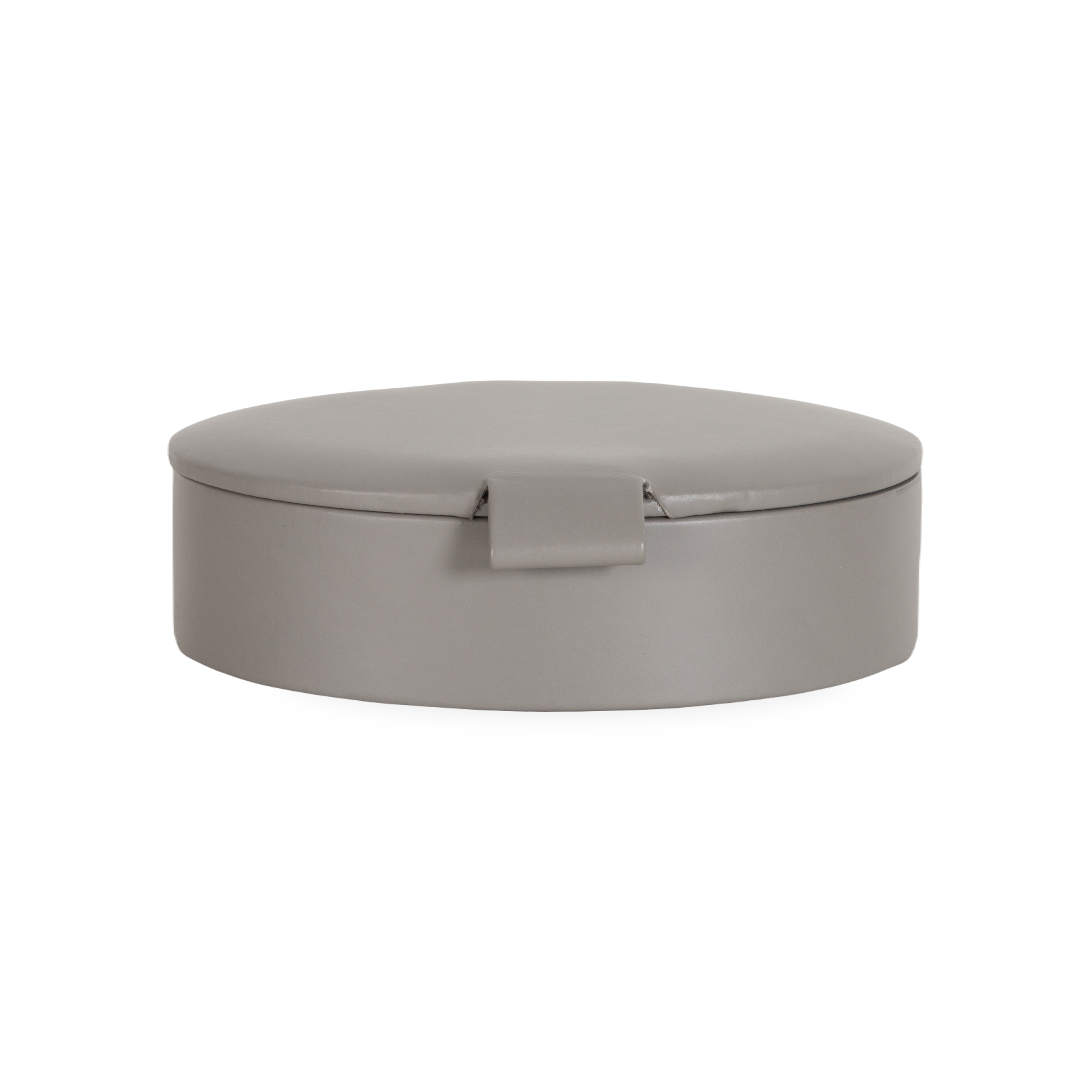 Premium Genuine Leather Oval Jewelry Box - Elegant Storage for Rings, Necklaces & Keepsakes | Perfect for Gifts, Travel & Home Decor