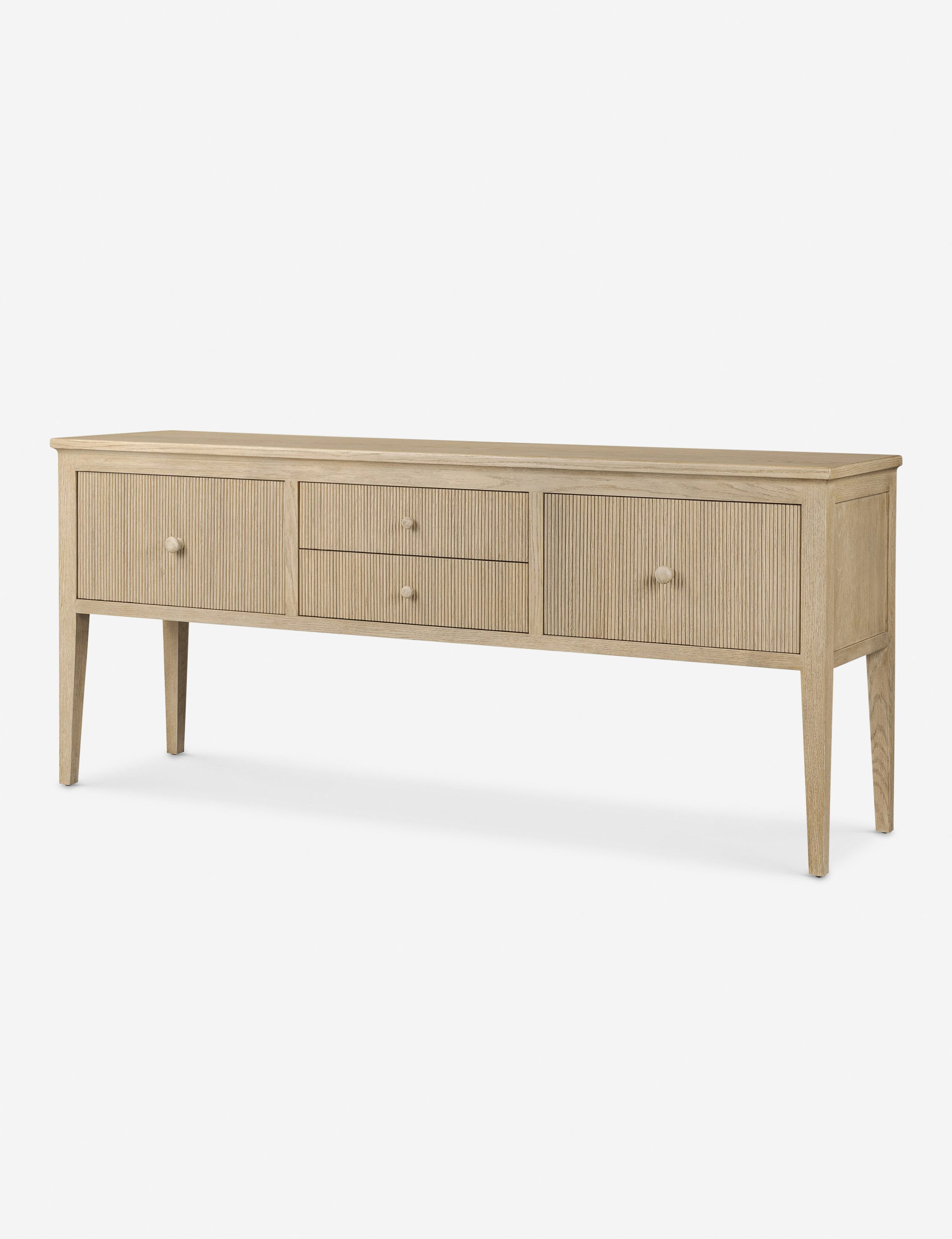 Amber Lewis x Four Hands Bush Sideboard - Modern Wood Buffet Cabinet for Dining Room, Living Room & Entryway Storage