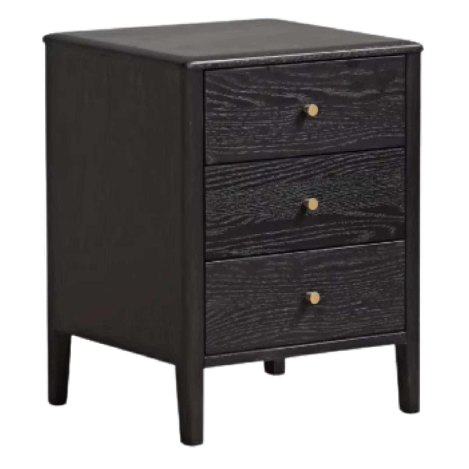Solid Wood Nightstand - Oak & Cherry Wood Bedside Table for Bedroom, Modern & Rustic Style | Perfect for Bedrooms, Guest Rooms & Home Decor