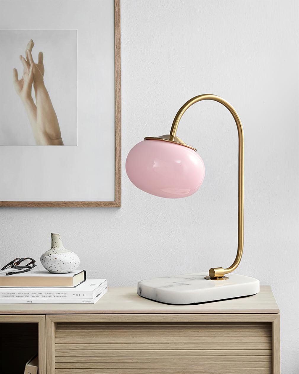 Marshmallow Table Lamp - Soft Glow LED Night Light for Bedroom, Nursery, Living Room - Cozy Ambiance & Decorative Home Lighting