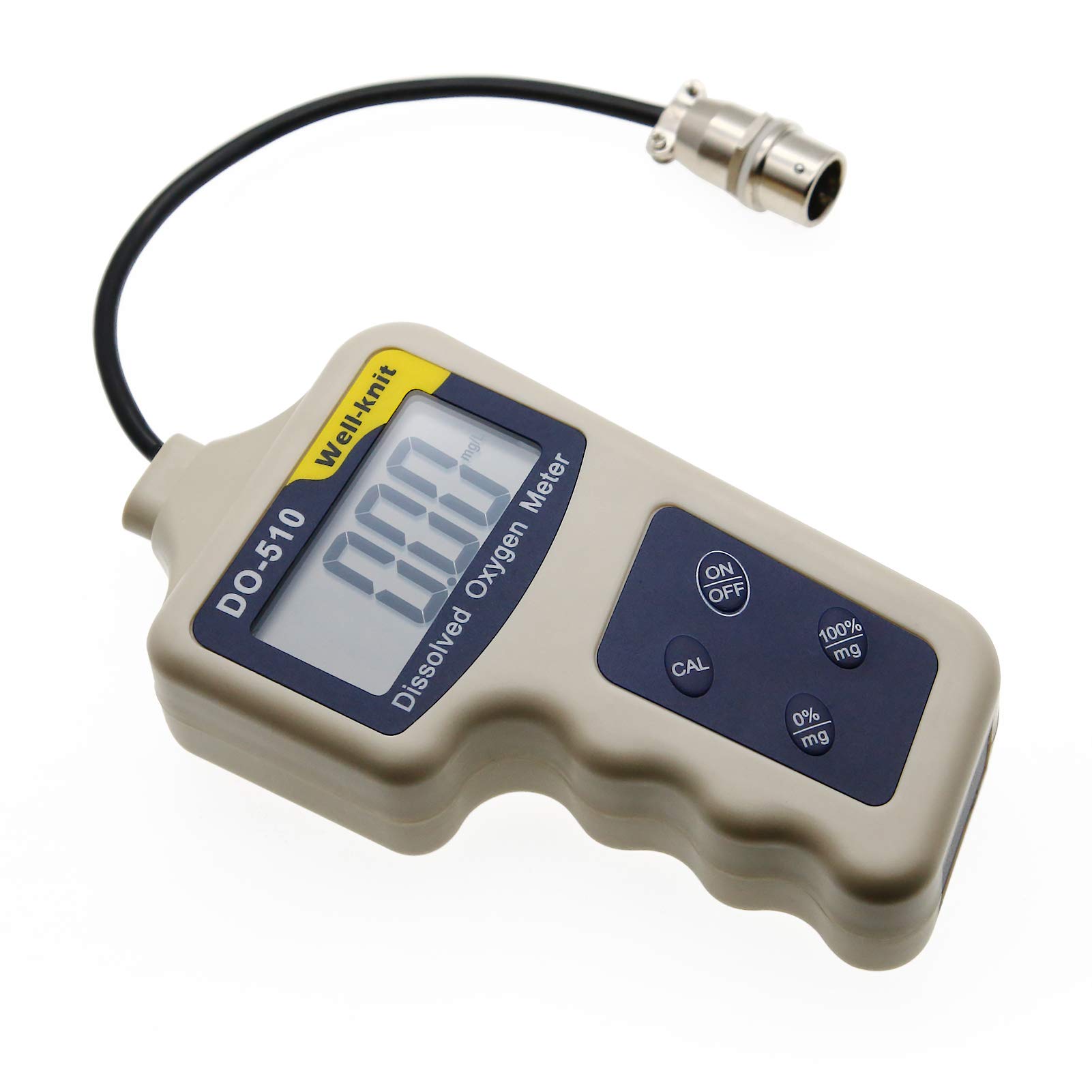 Portable Dissolved Oxygen Meter - Digital DO Water Tester for Aquariums, Ponds & Hydroponics | Accurate Oxygen Level Analyzer for Water Quality Testing | Perfect for Home, Lab & Outdoor Use