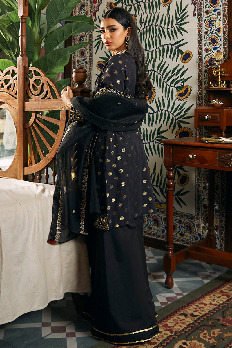 ALMAS 3-Piece Jacquard Embroidered Suit for Men | Elegant Formal Wear | Perfect for Weddings, Parties & Special Occasions
