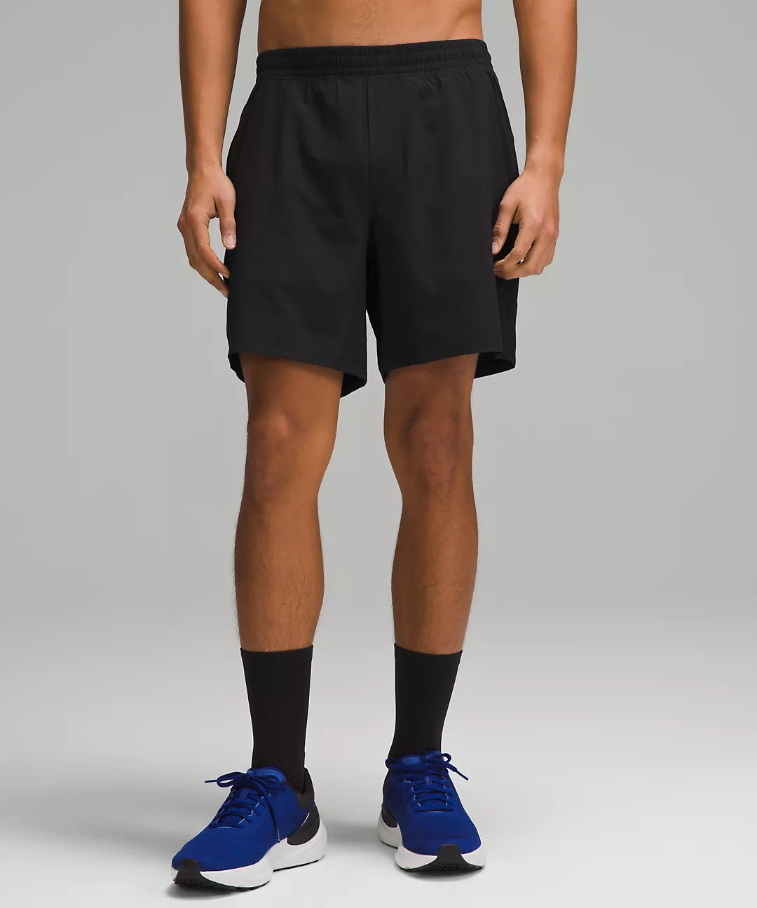 Men’s Pace Breaker Lined Running Shorts 7” - Lightweight Quick-Dry Workout Shorts for Gym, Jogging & Training (Black)
