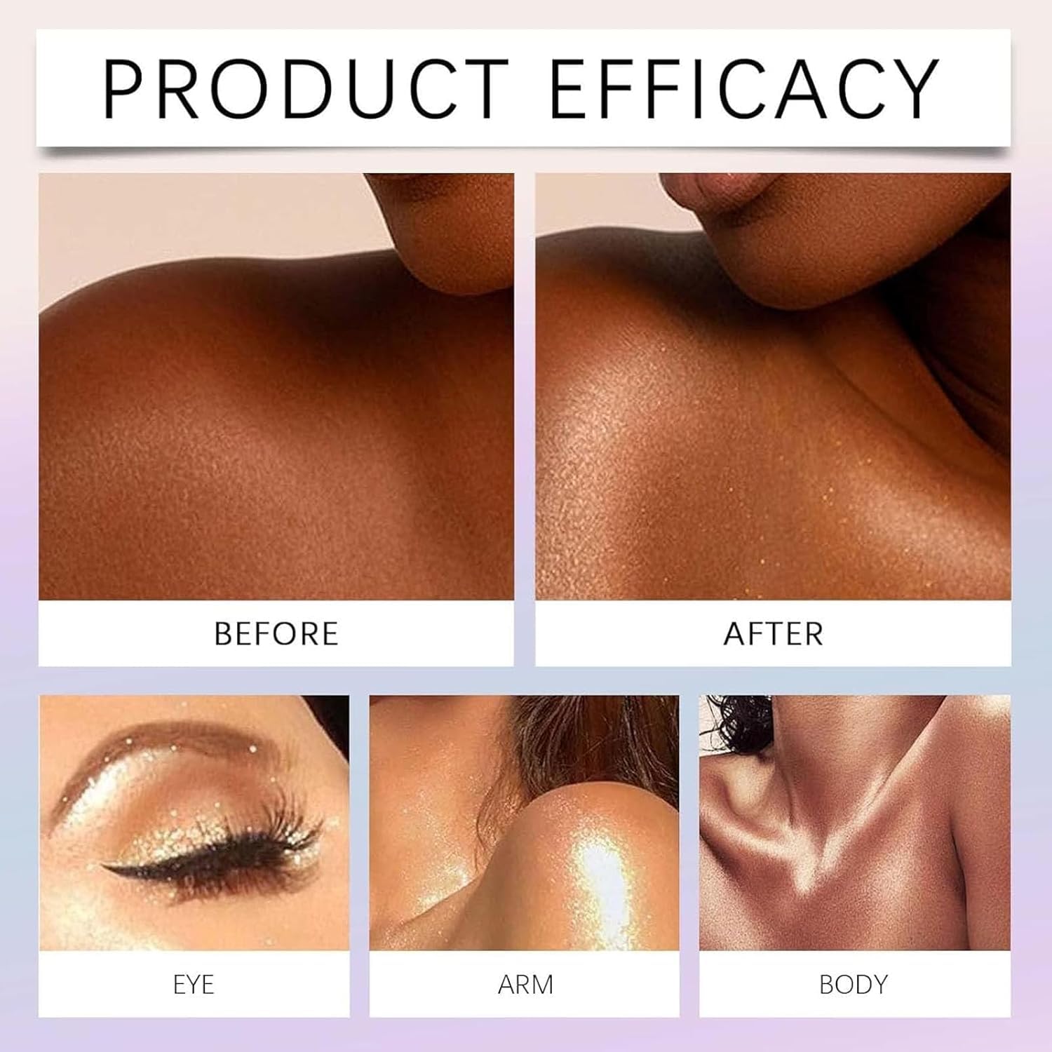 Glitter Body Oil - Long Lasting Shimmer Dry Oil for Face & Body, Waterproof & Sparkling, Perfect for Festivals, Parties & Night Out Makeup