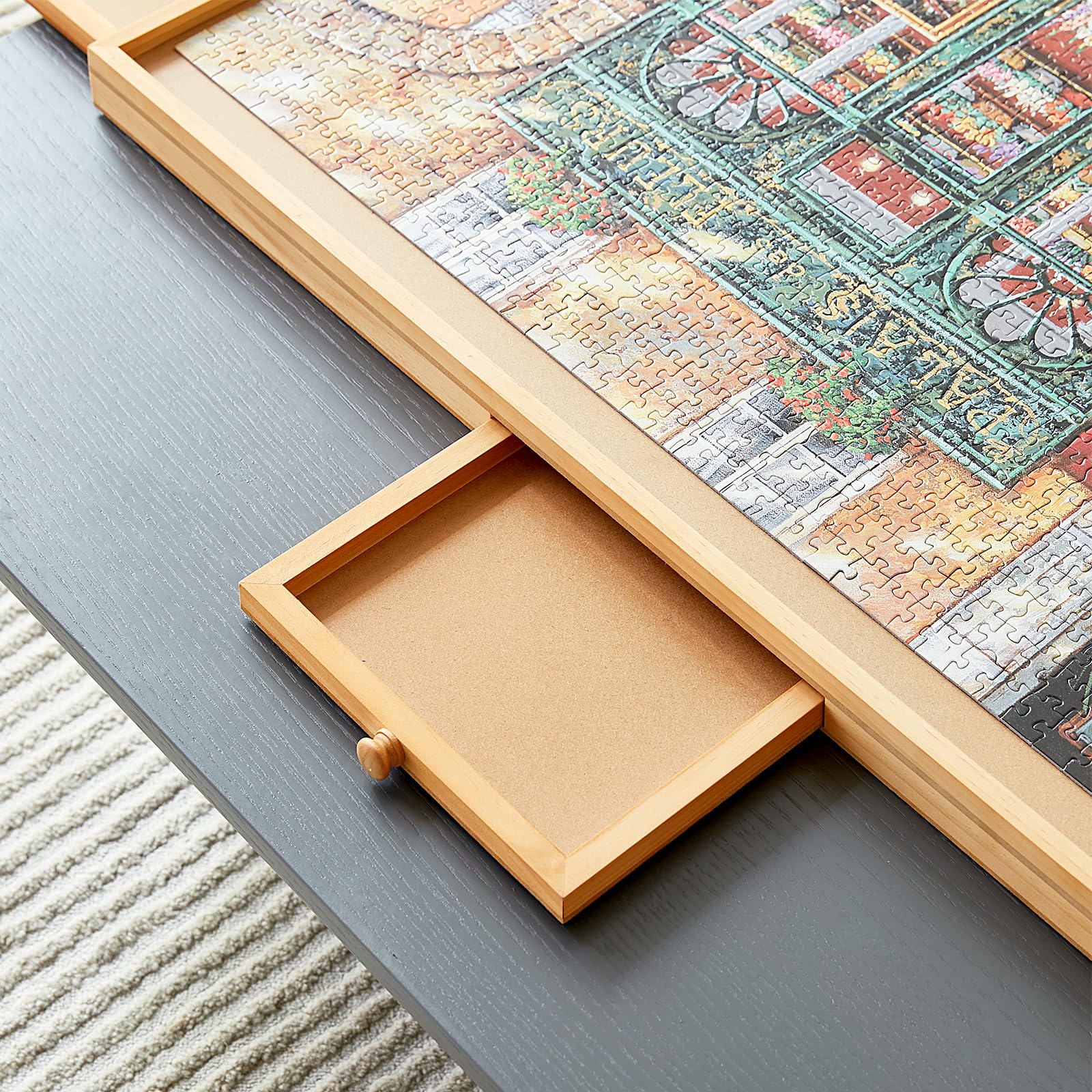 1000 Piece Puzzle Board with Drawers - 21