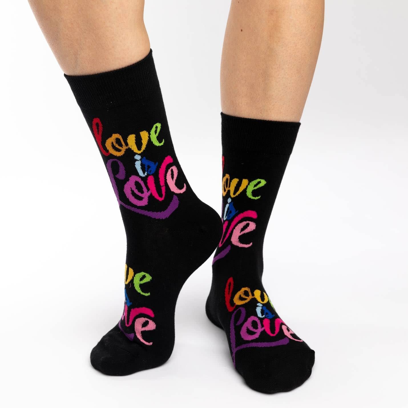 Good Luck Sock Women's Pride Socks - Colorful LGBTQ+ Support Socks for Adults - Perfect for Pride Month, Festivals & Everyday Wear