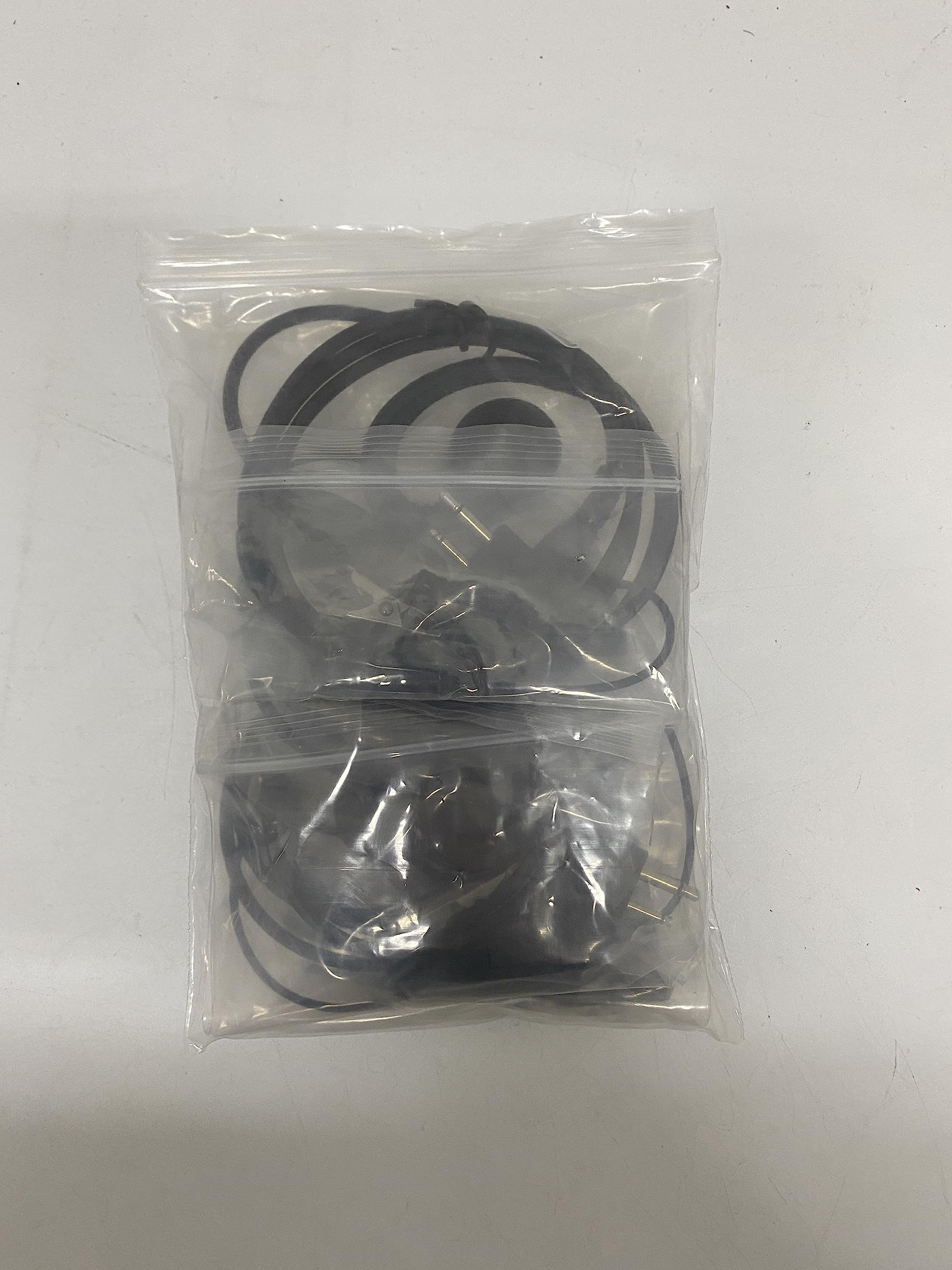 4 Pack HYS Motorola DP1400 CP040 GP88 GP300 Walkie Talkie Security Earpiece with Mic - C-Shape Headset for Construction, Security & Event Staff Communication
