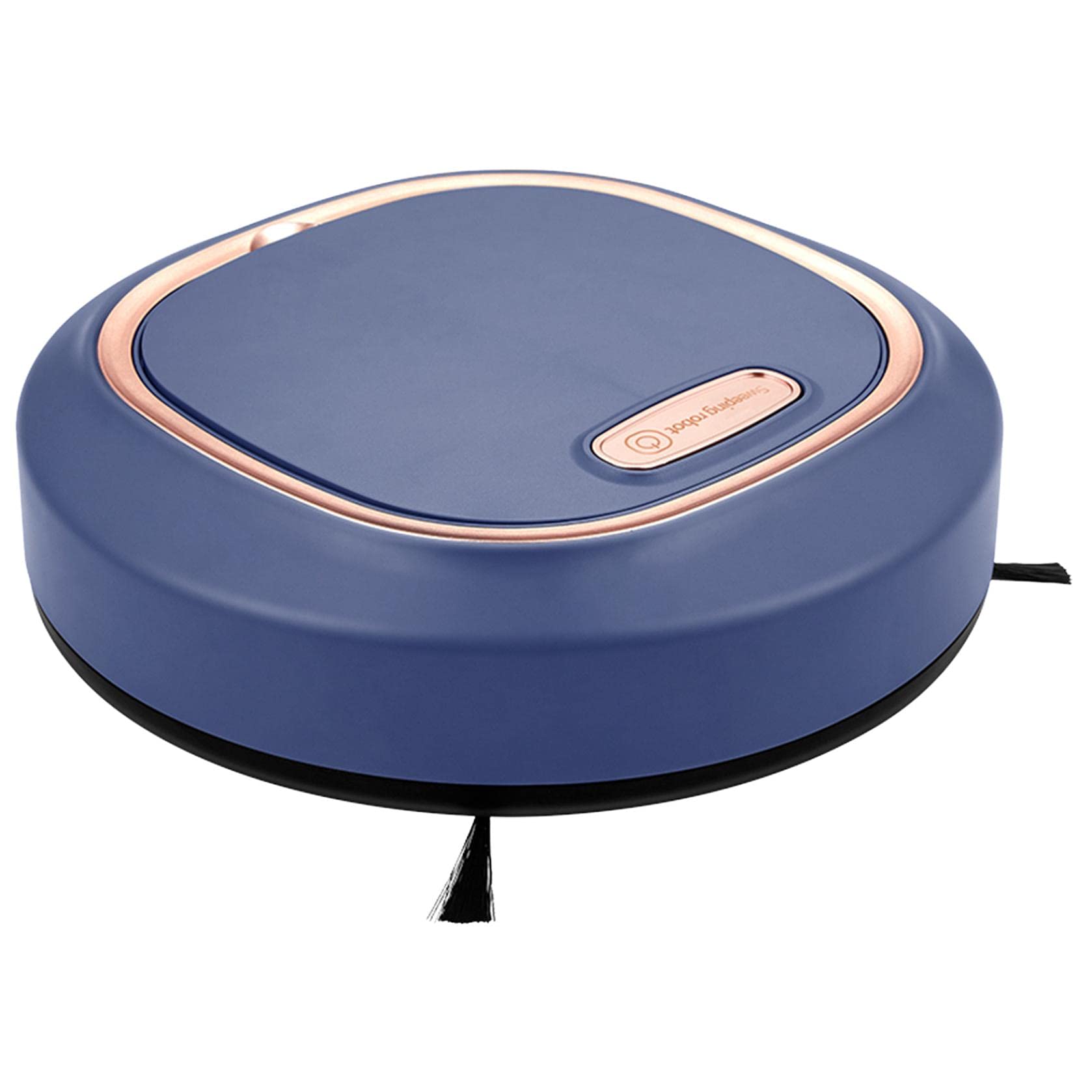 Smart Robotic Vacuum Cleaner for Pet Hair - Auto-Sweeping Robot with USB Charging for Hard Floors & Carpets - Ideal for Home, Office & Car Cleaning (Blue)