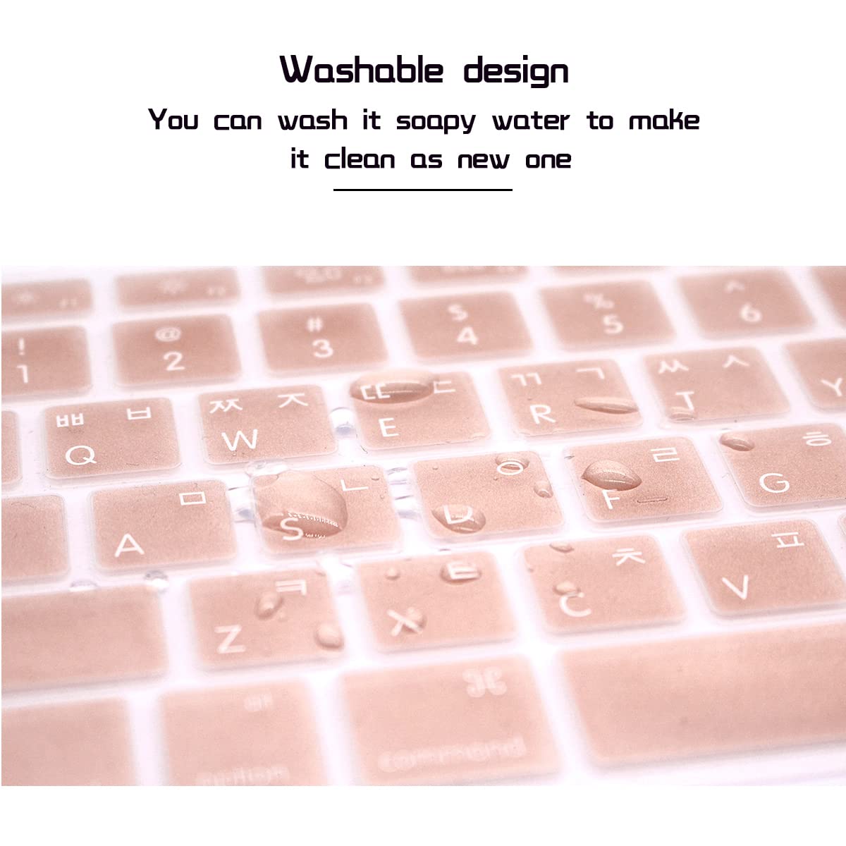 HRH Korean Silicone Keyboard Cover Skin for MacBook Air 13