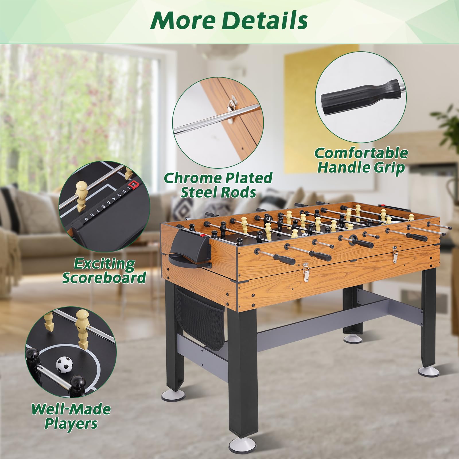 4-in-1 Multi Game Table for Adults - 54