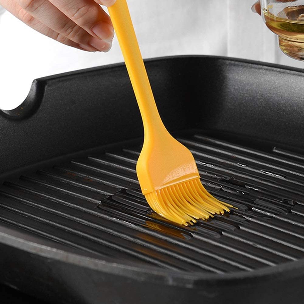 10-Piece Silicone Cooking Utensil Set - Non-Stick Heat Resistant Kitchen Tools for Baking, Frying & Cooking - Includes Spatula, Spoon, Turner & More