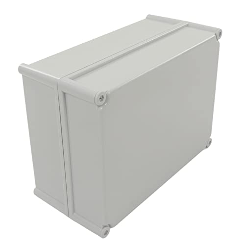 14.96x11.02x7.09 Inch IP67 Waterproof Electrical Junction Box - Outdoor/Indoor Weatherproof Plastic Enclosure for DIY Electronics, Power & Wiring - Ideal for Lawn, Garden & Home Electrical Projects