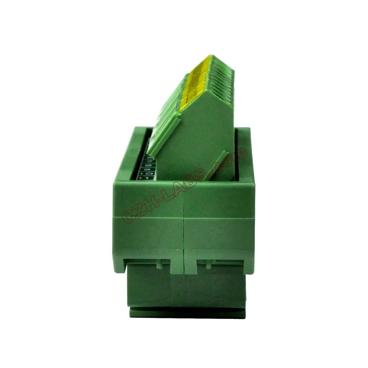 16A/300V DIN Rail Mount Screw Terminal Block - 13 Position Slim Distribution Module for Industrial Control Panels & Electrical Wiring