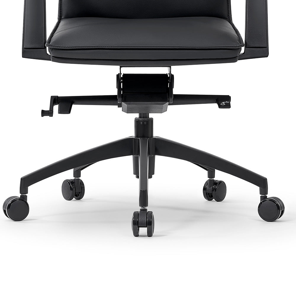 TORIN High Back Office Chair with Lumbar Support - Ergonomic Executive Desk Chair for Home & Office - Black - Perfect for Long Hours of Sitting & Work Comfort