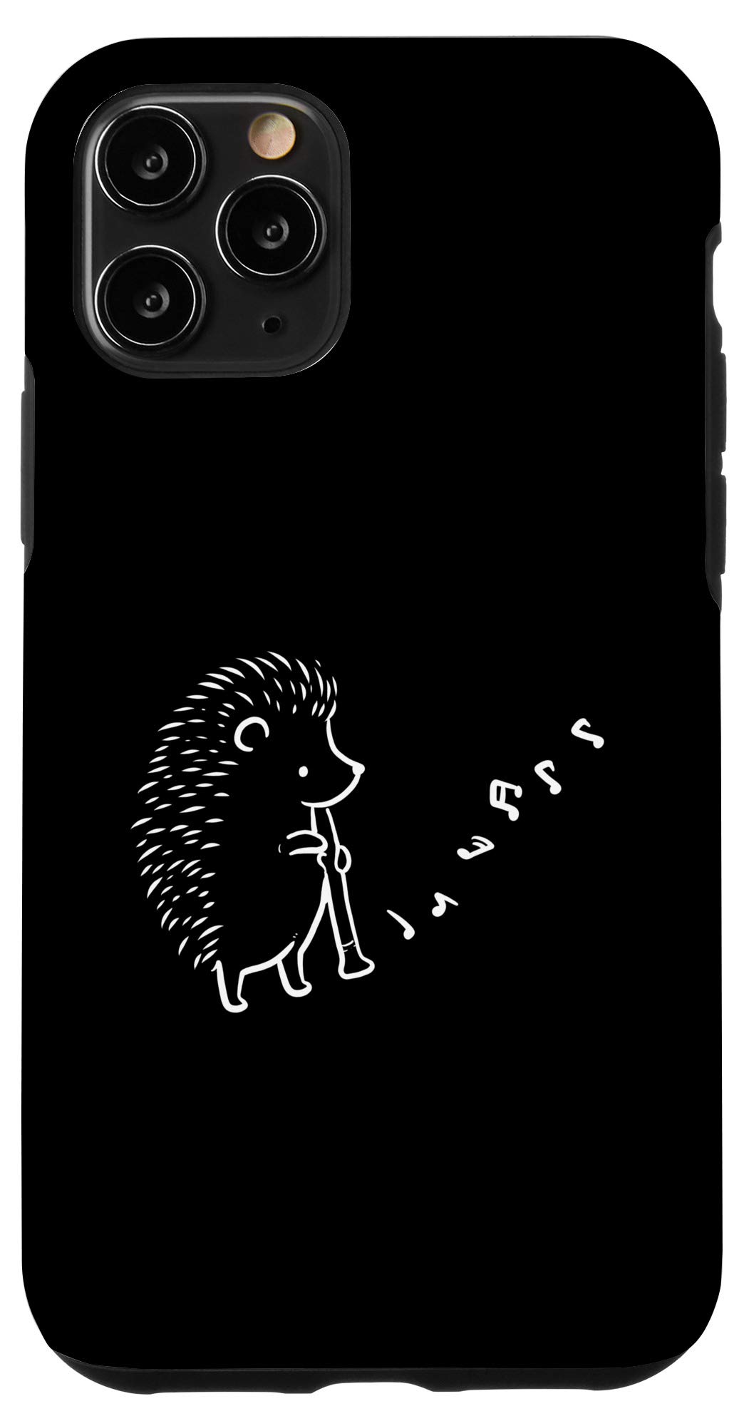 iPhone 11 Pro Hedgehog Case - Cute Hedgehog Design Protective Cover for Pet Lovers | Perfect Gift for Hedgehog Owners & Animal Enthusiasts