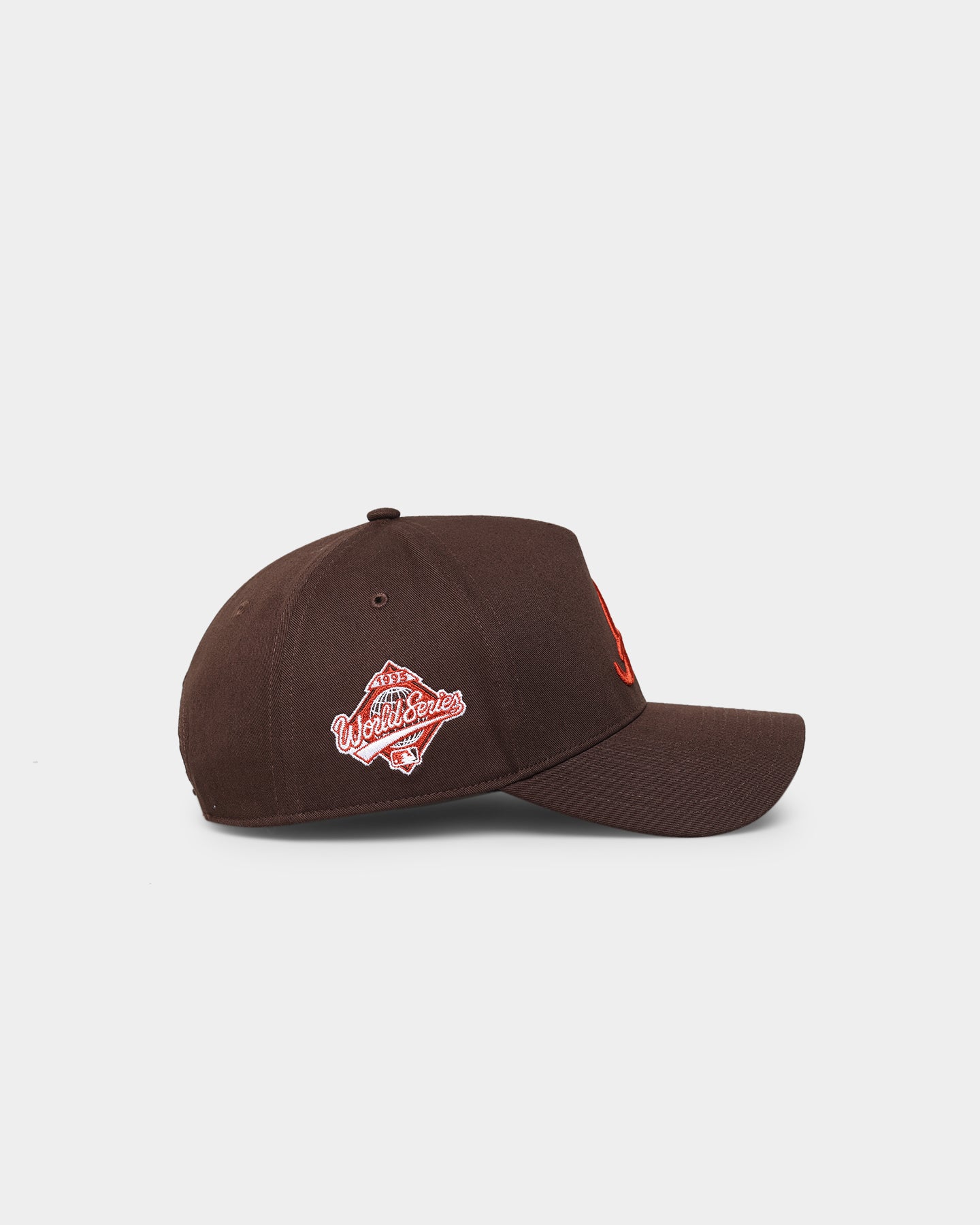 47 Brand Atlanta Braves 'Caramel Chocolate' MVP Snapback Hat - Adjustable 47 MVP DT Baseball Cap for Men & Women - Perfect for Baseball Games, Sports Events & Casual Wear