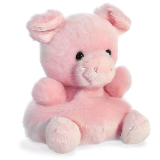 Aurora 61242 Palm Pals Wizard Pig Plush Stuffed Animal - 13cm Soft Rose Pink Toy for Kids, Collectors & Gift Giving | Perfect for Nursery Decor, Birthday Presents & Cuddling