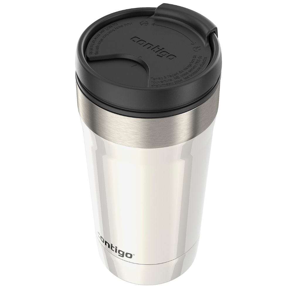 Contigo Uptown 16oz Stainless Steel Tumbler with Dual Sip Lid - Insulated Travel Mug for Hot & Cold Drinks - Perfect for Office, Gym, Hiking and Commuting
