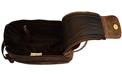 Premium Genuine Buffalo Leather Travel Duffle Bag for Men - Large Weekender Overnight Gym Bag with Toiletry Combo | Durable Sports Duffel for Business Trips, Gym Workouts & Weekend Getaways