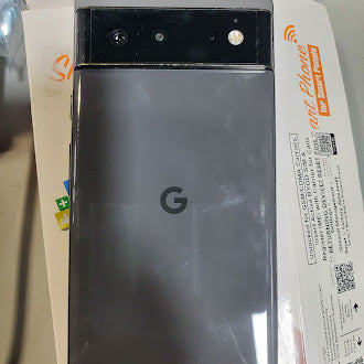 Google Pixel 6 Pro 5G Unlocked Smartphone - 128GB Storage, Stormy Black (For Parts/Repair - Cracked LCD & Touch Issues) | Perfect for DIY Phone Repair Projects & Tech Enthusiasts