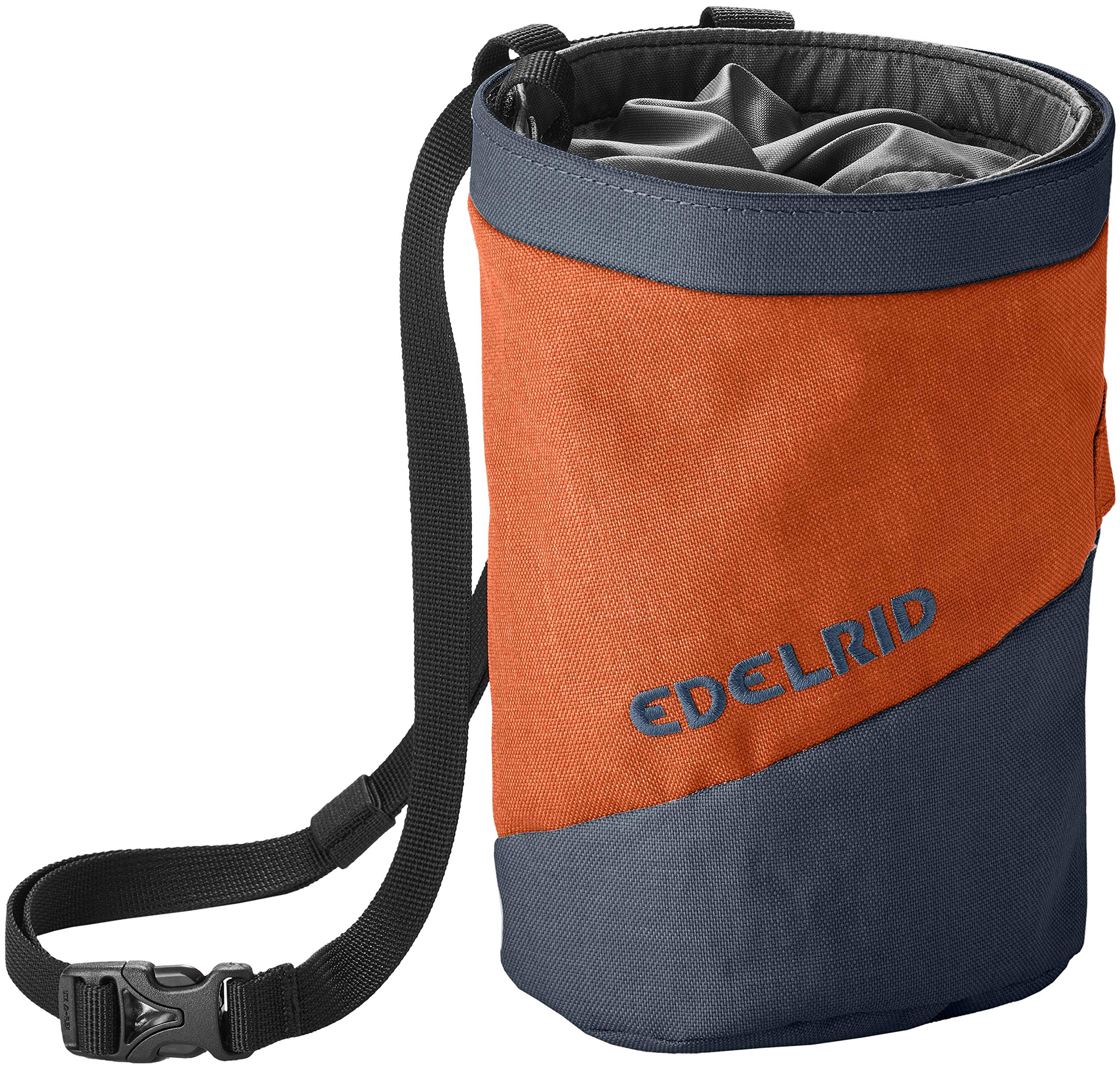 EDELRID Unisex Adult Chalk Bag Splitter Twist - Lightweight & Durable Climbing Chalk Holder for Rock Climbing, Bouldering & Gymnastics