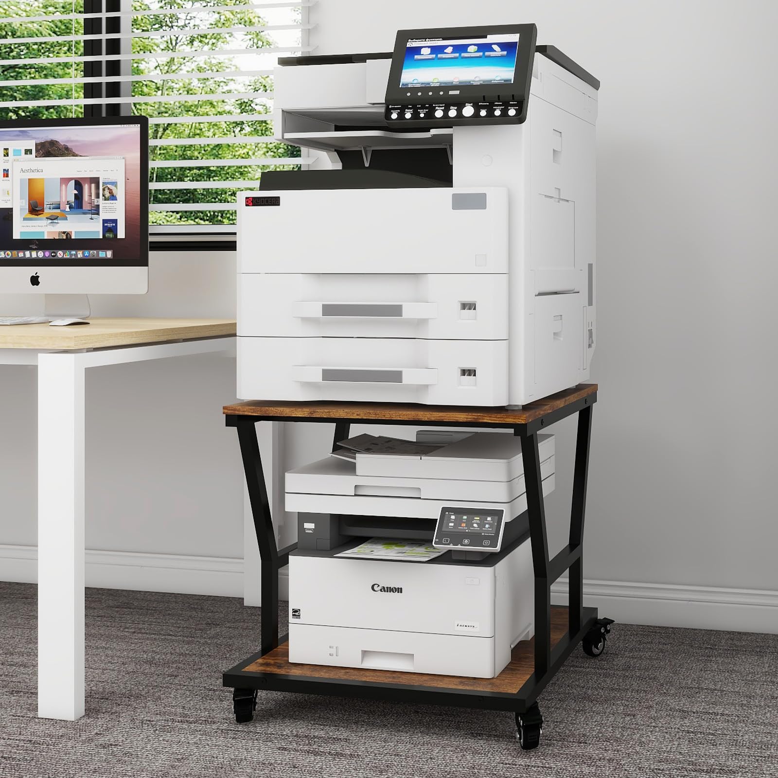 Natwind 2 Tier Heavy Duty Printer Stand - 23.6
