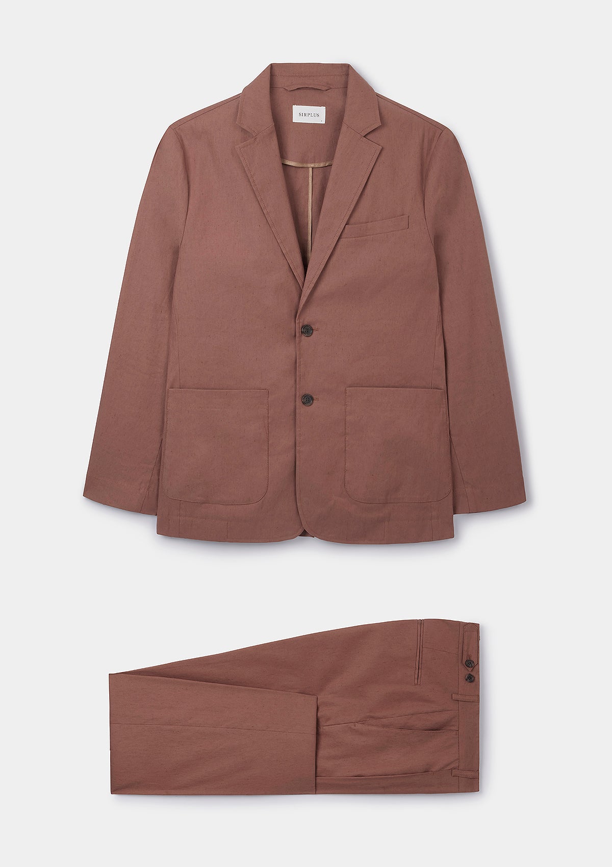 Premium Men's Clay Cotton Linen Suit - Breathable Summer Business Casual Blazer & Pants Set for Weddings, Office & Outdoor Events