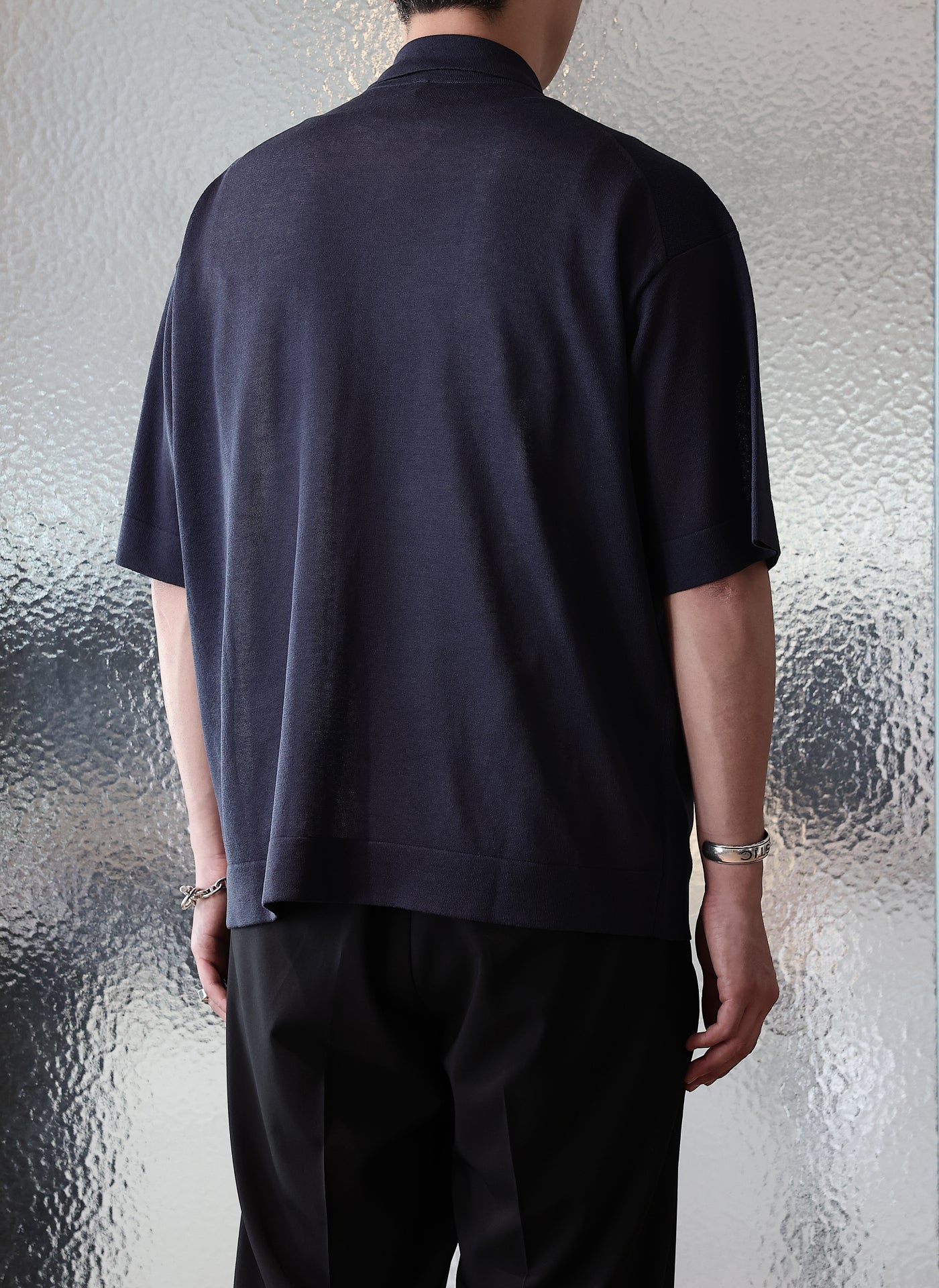 Premium Polyester Business Knitted Shirt for Men - Comfortable Office Wear & Formal Attire - Ideal for Business Meetings, Office Work, and Professional Events