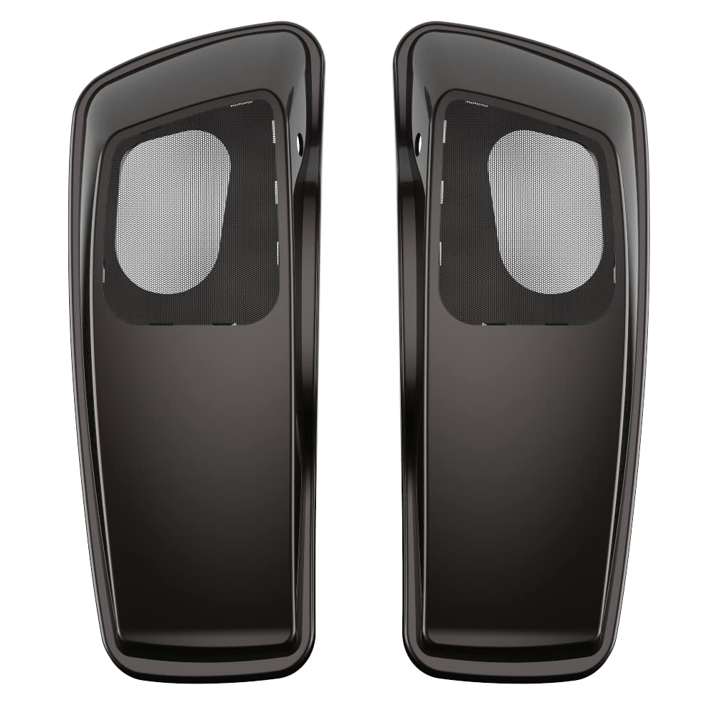 Color Matched 6X9 Saddlebag Speaker Lids for 2014+ Harley Davidson Touring Bikes | Perfect Audio Upgrade for Road Trips & Cruising