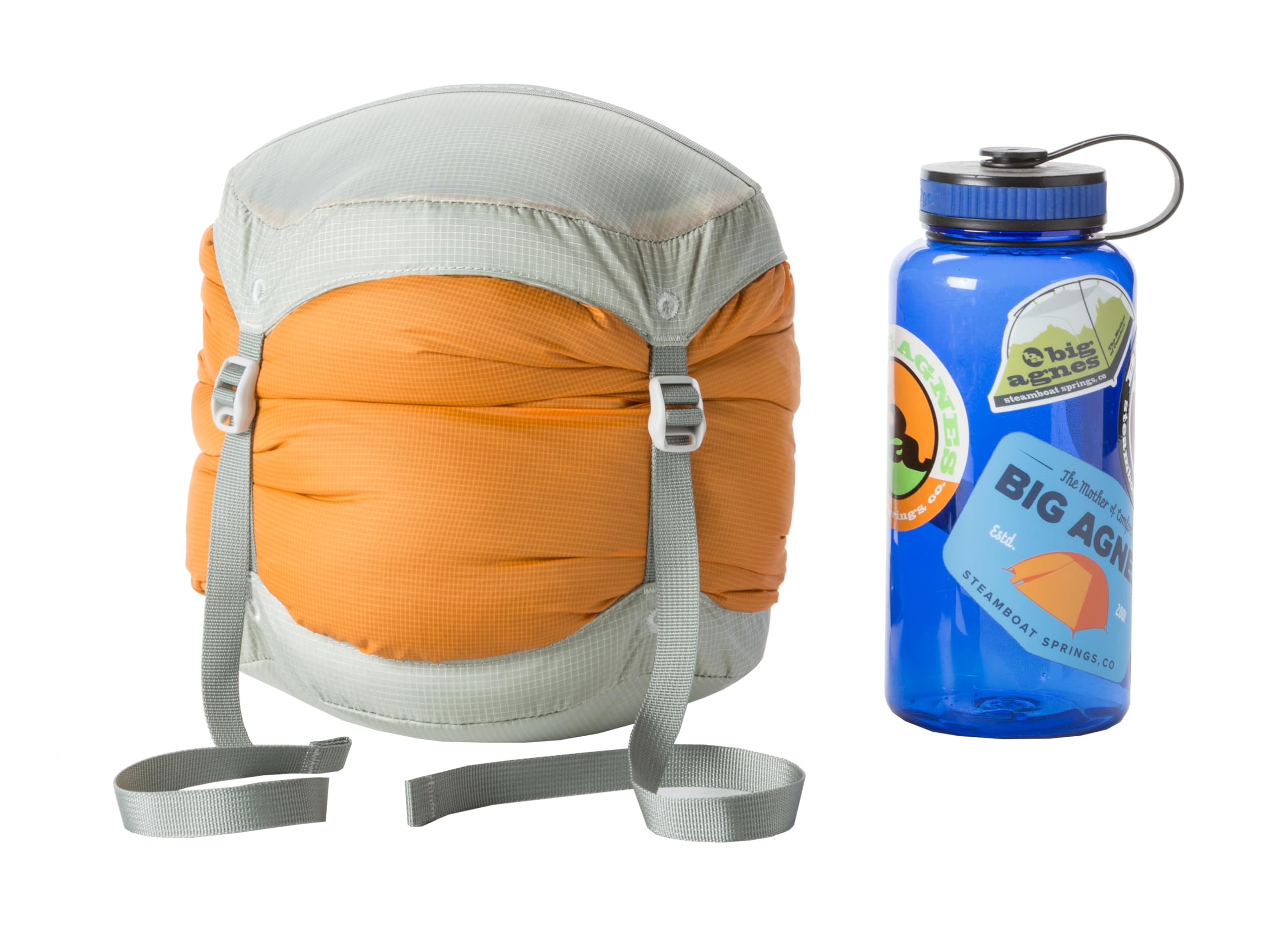 Big Agnes Compression Stuff Sack - Lightweight & Durable Gear Storage Bag for Camping, Hiking & Backpacking - Compact Travel Accessory for Outdoor Adventures