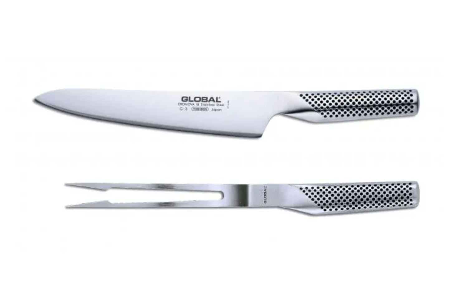 Premium 2-Piece Stainless Steel Carving Knife Set - Sharp Chef Knives for Meat, Poultry & Roasts - Perfect for Holiday Dinners & BBQ Parties