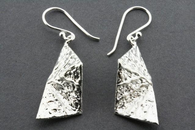 Sterling Silver Foiled Fold Earrings - Elegant & Dainty Jewelry for Women - Perfect for Parties, Weddings & Everyday Wear