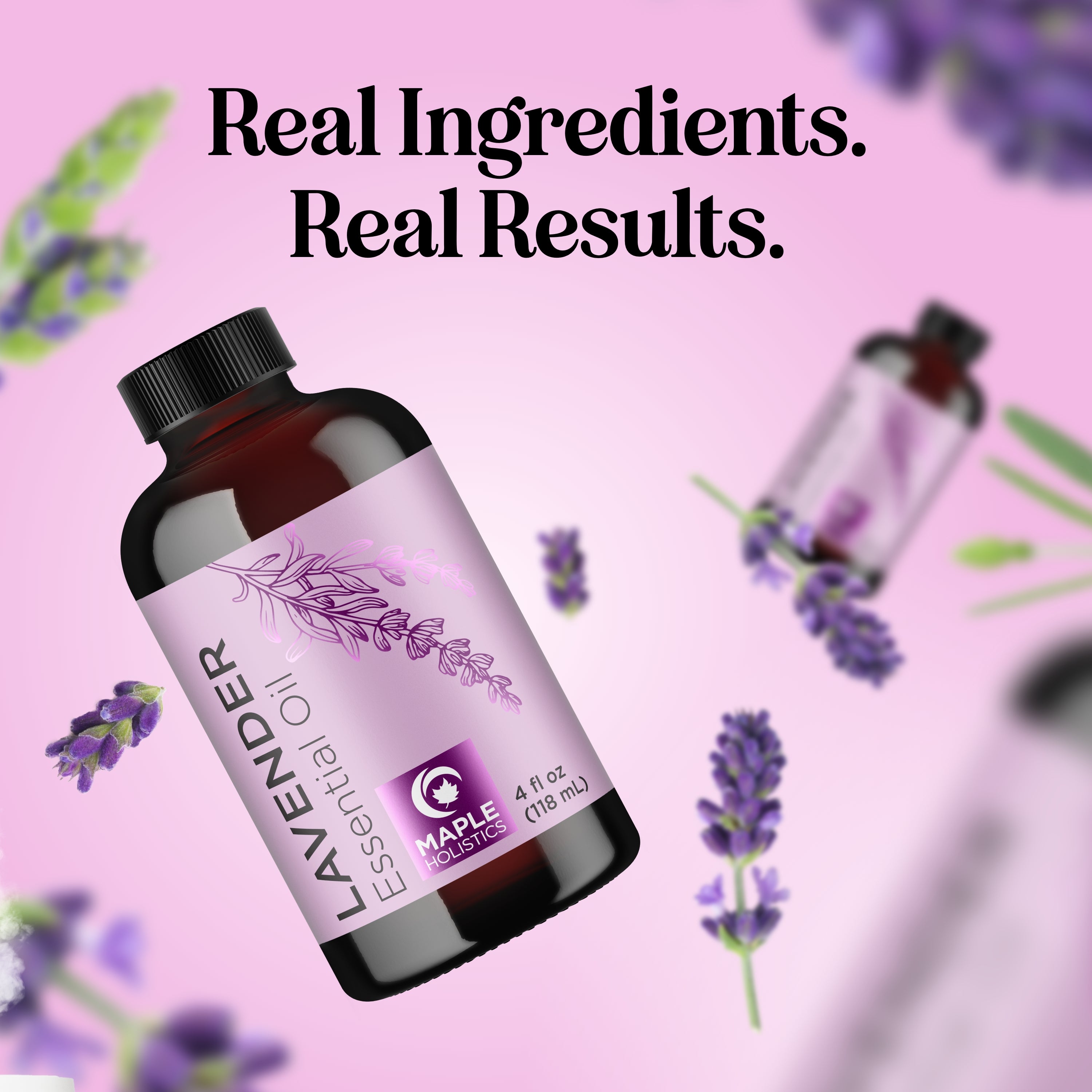 Pure Lavender Essential Oil for Relaxation & Sleep - 100% Natural Aromatherapy Oil for Diffusers, Massage & Skin Care