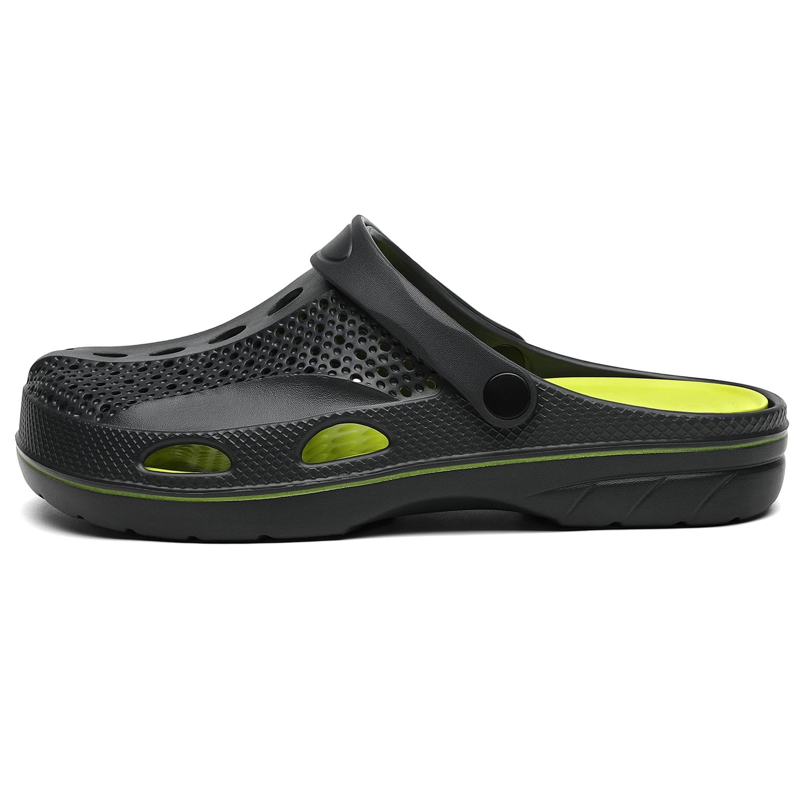 **Arch Support Clogs for Men & Women - Slip-On Garden Shoes with Removable Cushion Insole - Comfortable Outdoor Beach Slippers for Walking, Gardening & Relaxation**