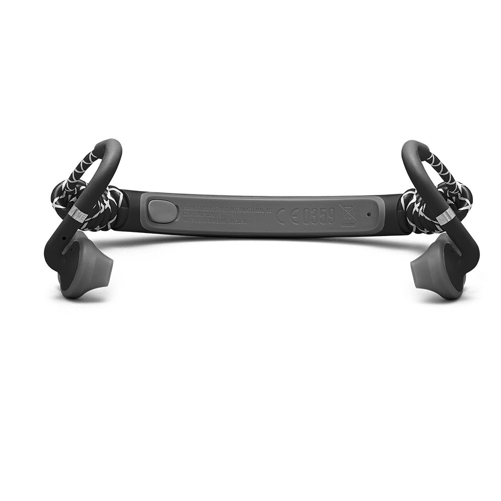 Urbanears Stadion Active Wireless Bluetooth Headphones with Noise Cancellation - Sweatproof & Comfortable for Running, Gym Workouts & Travel (Black)