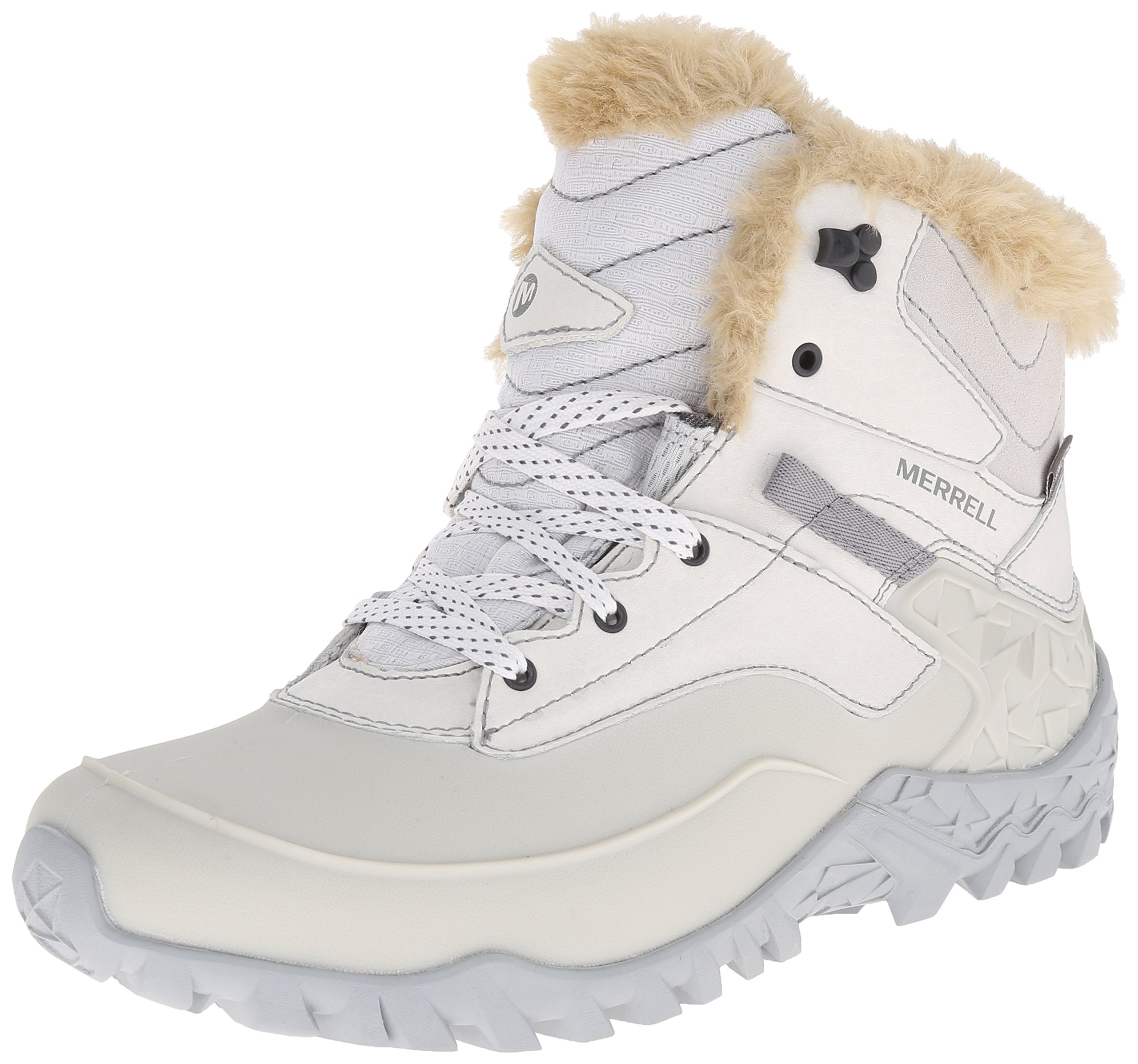 Merrell Women's Fluorecein Shell 6 Waterproof Winter Boots - Insulated Snow Boots for Hiking, Walking & Cold Weather - Waterproof & Warm Winter Shoes for Women